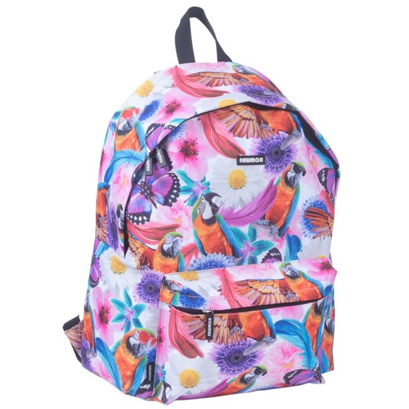 3661507720418-Sac à dos NewMoji Happy Vibes - 1 compartiment - gris - Kid'Abord-P_405115077_1-0