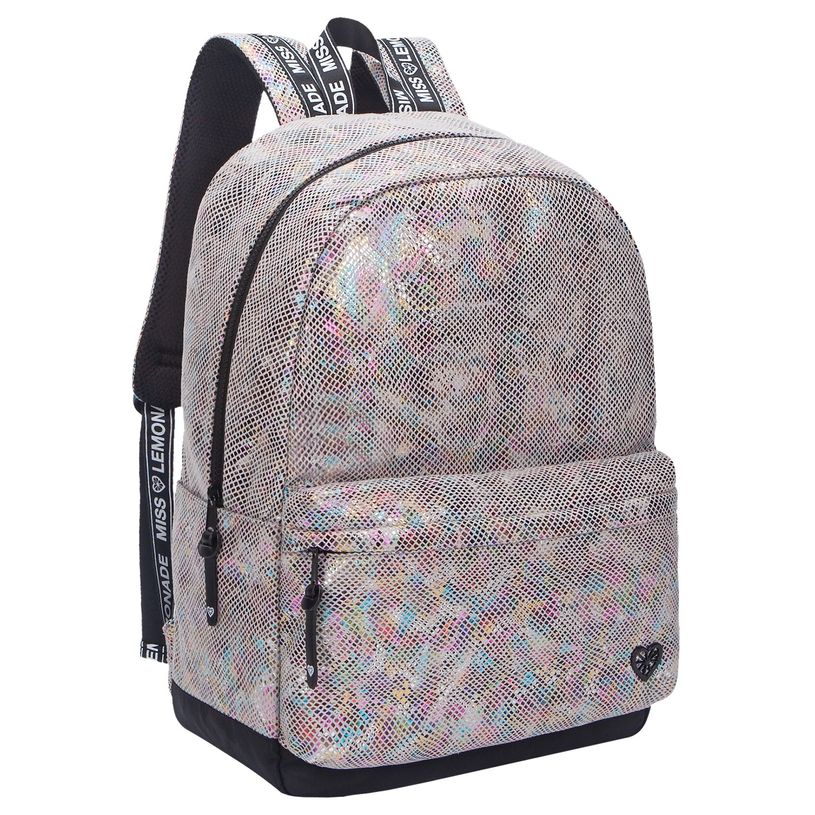 5600446641406-Sac à dos Miss Lemonade Boujee - 1 compartiment - effet serpent gris - Kid'Abord-P_405115106_1-0