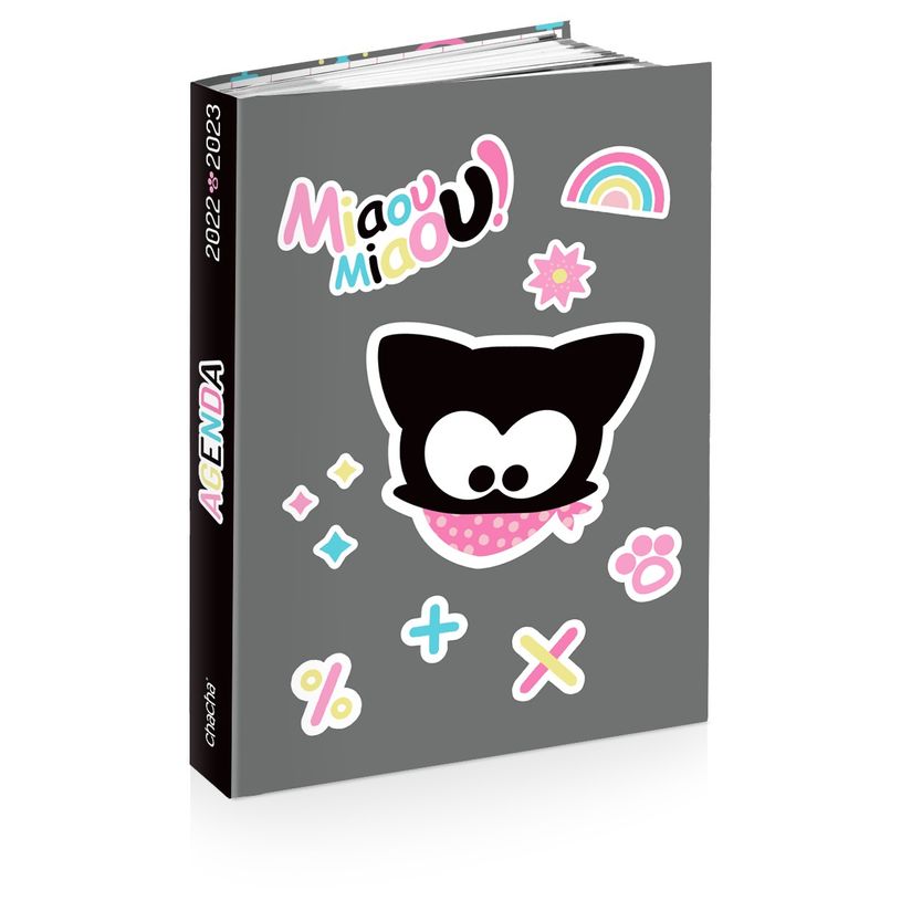 3661507615356-Agenda Chacha 1 jour par page - 12 x 17 cm - différents modèles disponibles - Kid'Abord-P_405115111_2-1