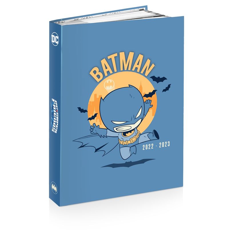 3661507515632-Agenda DC Superfriends - 1 jour par page - 12 x 17 cm - Batman ou Wonderwoman - Kid'Abord-P_405115113_2-1