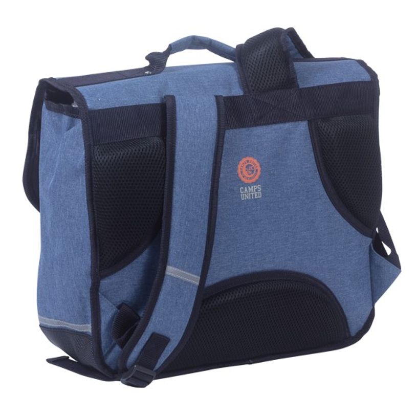 3661507323459-Cartable Camps Beard Wolf 38 cm - 2 compartiments - bleu - Kid'Abord-P_405115127_2-1