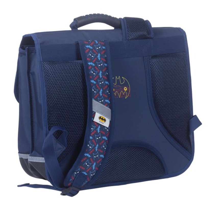 3661507523569-Cartable Batman 38 cm - 2 compartiments - bleu marine - Kid'Abord-P_405115133_2-1