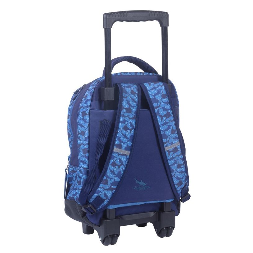 3661507822259-Sac à dos à roulettes Greenpack Sharky - 2 compartiments - bleu - Kid'Abord-P_405115149_2-1