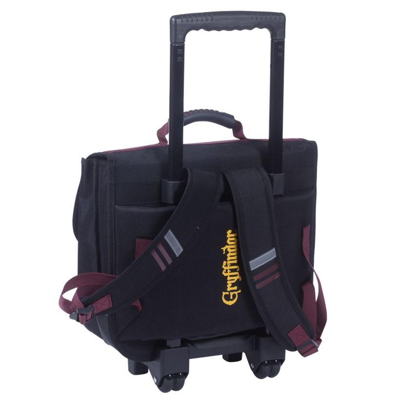 3661507524610-Cartable à roulettes Harry Potter Gryffondor - 38 cm - 2 compartiments - noir - Kid'Abord-P_405115155_2-1