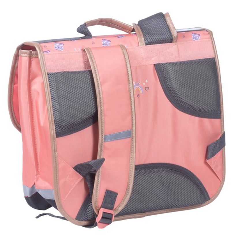 3661507023557-Cartable KIP Polaroid 38 cm - 2 compartiments - orange corail - Kid'Abord-P_405115161_2-1