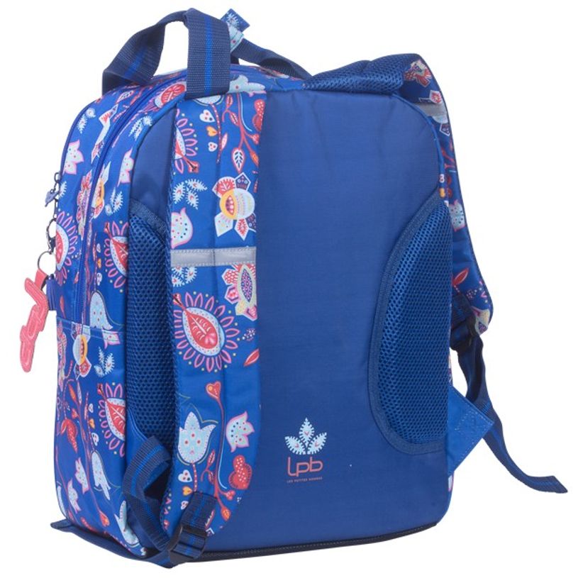 3661507321554-Sac à dos Les Petites Bombres Cachemire - 2 compartiments - bleu - Kid'Abord-P_405115168_2-1