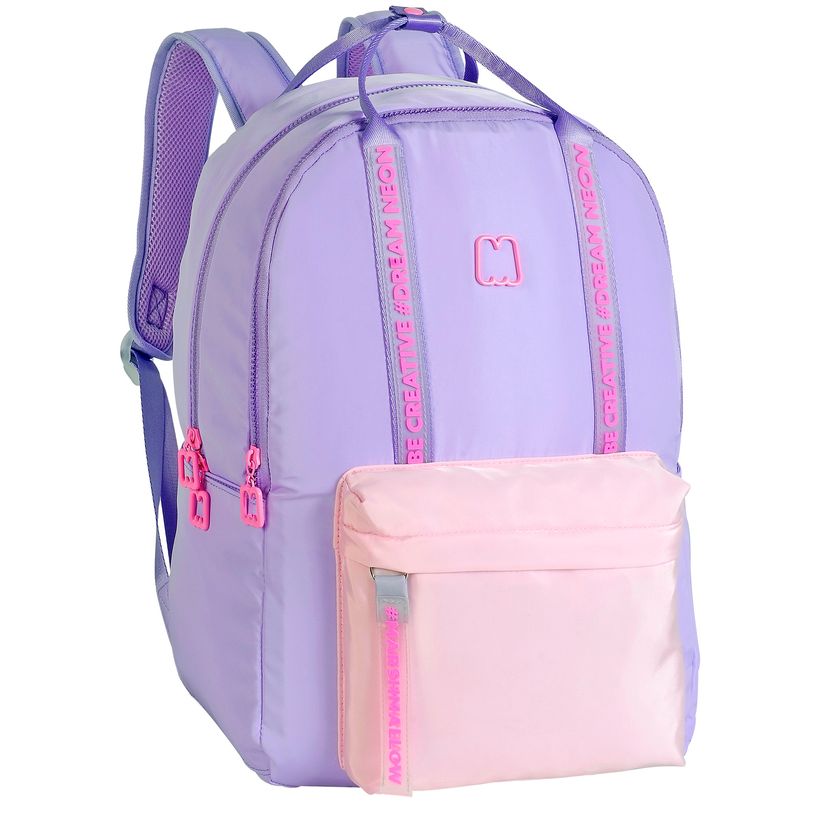 5600446635108-Sac à dos Marshmallow Neon - 2 compartiments - violet - Kid'Abord-P_405115171_1-0