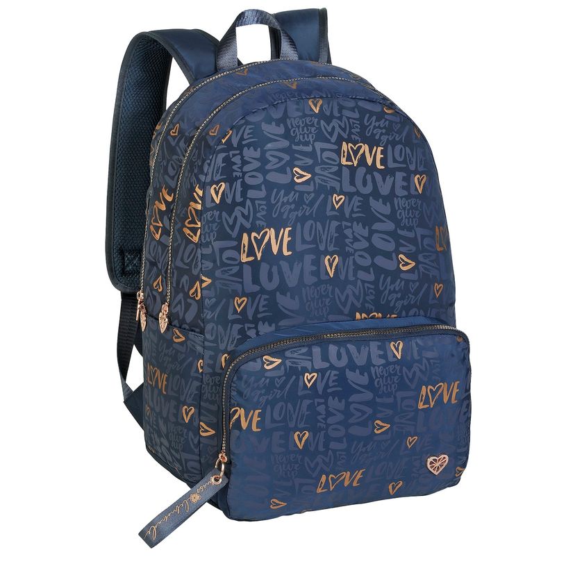 5600446628278-Sac à dos Miss Lemonade Amour - 2 compartiments - bleu marine - Kid'Abord-P_405115178_1-0