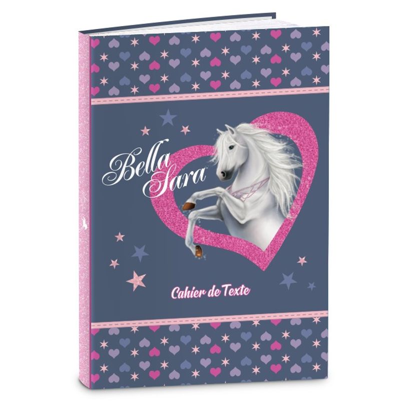 3661507516363-Cahier de textes Bella Sara - 15 x 21 cm - 2 modèles disponibles - Kid'Abord-P_405115186_2-1