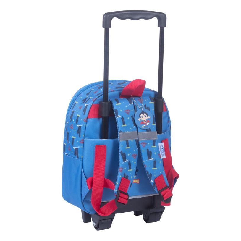 3661507522661-Sac maternelle à roulettes Superman - 1 compartiment - bleu - Kid'Abord-P_405115220_2-1