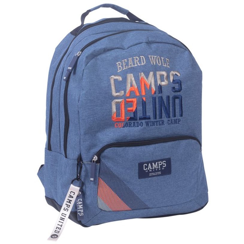 3661507321455-Sac à dos Camps Beard Wolf - 2 compartiments - bleu - 25L - Kid'Abord-P_405115222_1-0