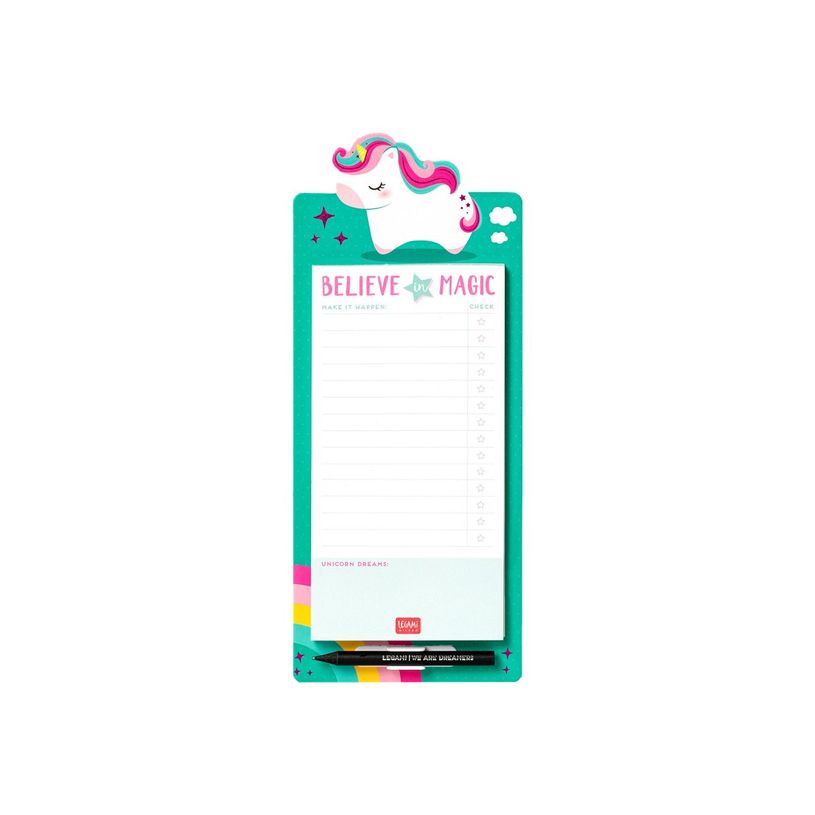 0404051154192-Legami Don't Forget - Bloc-notes magnétique - 11 x 28 cm - 60 feuilles - licorne-P_405115419_2-0