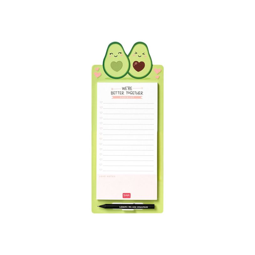 8054320566649-Legami Don't Forget - Bloc-notes magnétique - 11 x 28 cm - 60 feuilles - avocat-P_405115424_1-0