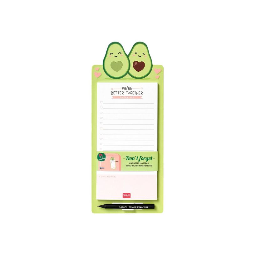 8054320566649-Legami Don't Forget - Bloc-notes magnétique - 11 x 28 cm - 60 feuilles - avocat-P_405115424_2-1