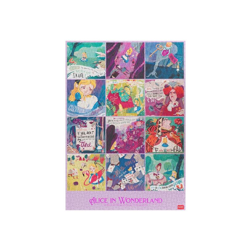 8054117620202-Legami Alice au pays des Merveilles - Puzzle 1000 pièces-P_405115456_1-0