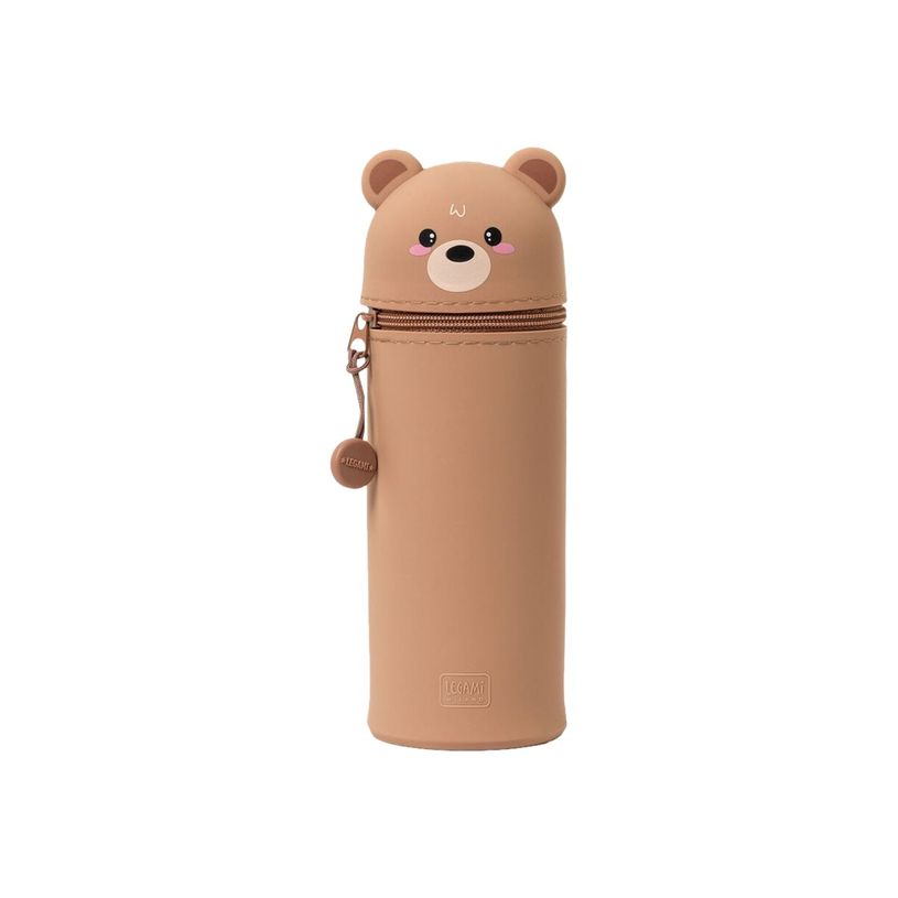 8054117620288-Legami Kawaï Teddy Bear - Trousse Pot à crayons 2-en-1 - silicone-P_405115469_3-0