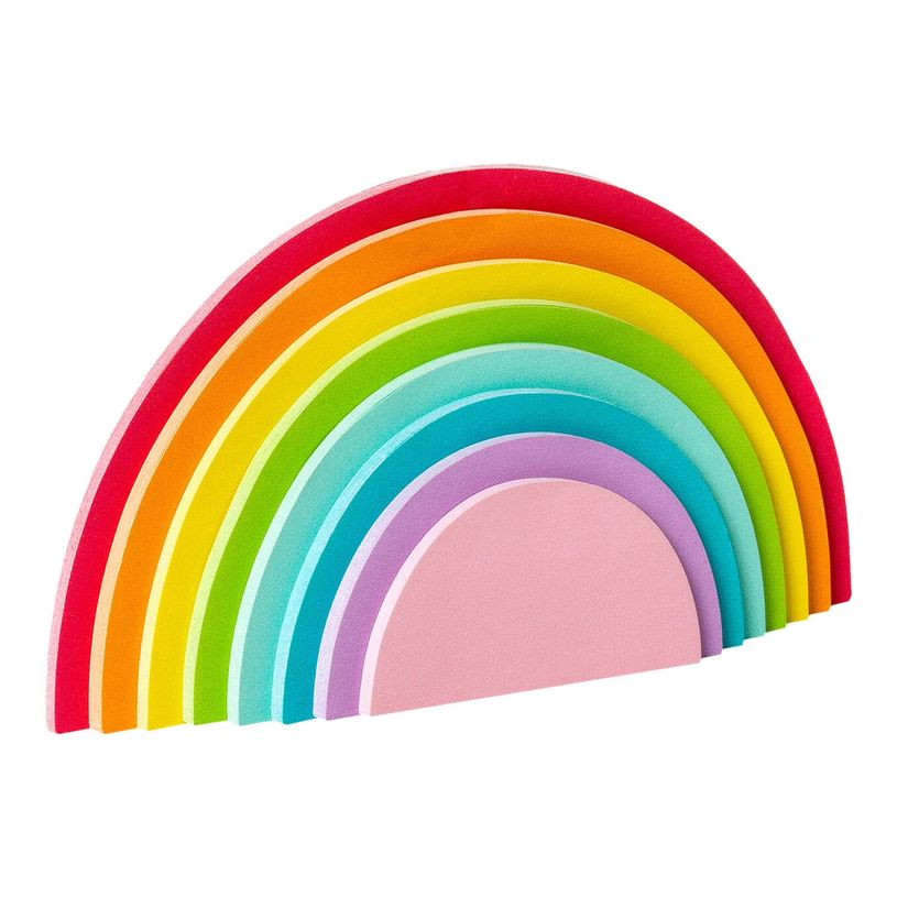 8054320567172-Legami - Bloc-notes autocollant - 12 x 6 cm - rainbow-P_405115486_2-1
