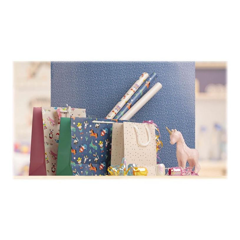 3329682020616-Clairefontaine Excellia Everyday - Papier cadeau - 70 cm x 2 m - héros de mon enfance - di-P_405115489_5-4