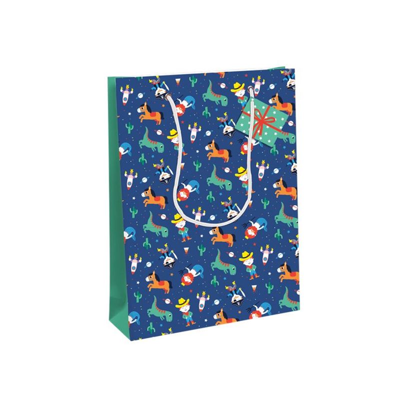5033601514664-Clairefontaine héros de mon enfance - Sac cadeau - 26.5 cm x 14 cm x 33 cm - personnages -P_405115491_1-0