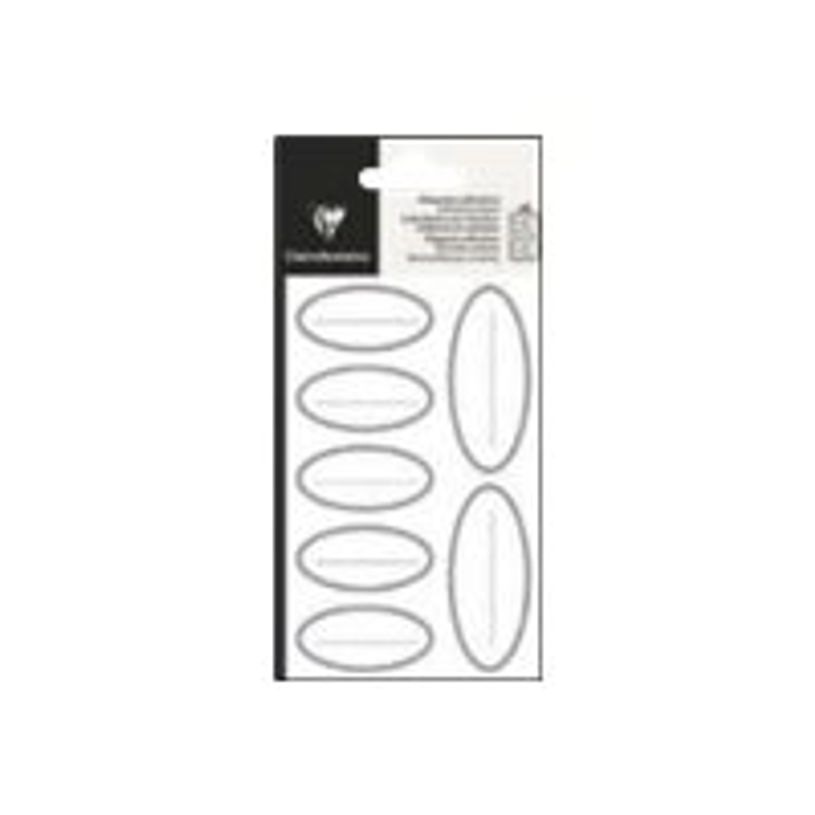 3329686170607-Clairefontaine - 28 Étiquettes ovales - 28,8 x 16 cm - argent-P_405115501_1-1