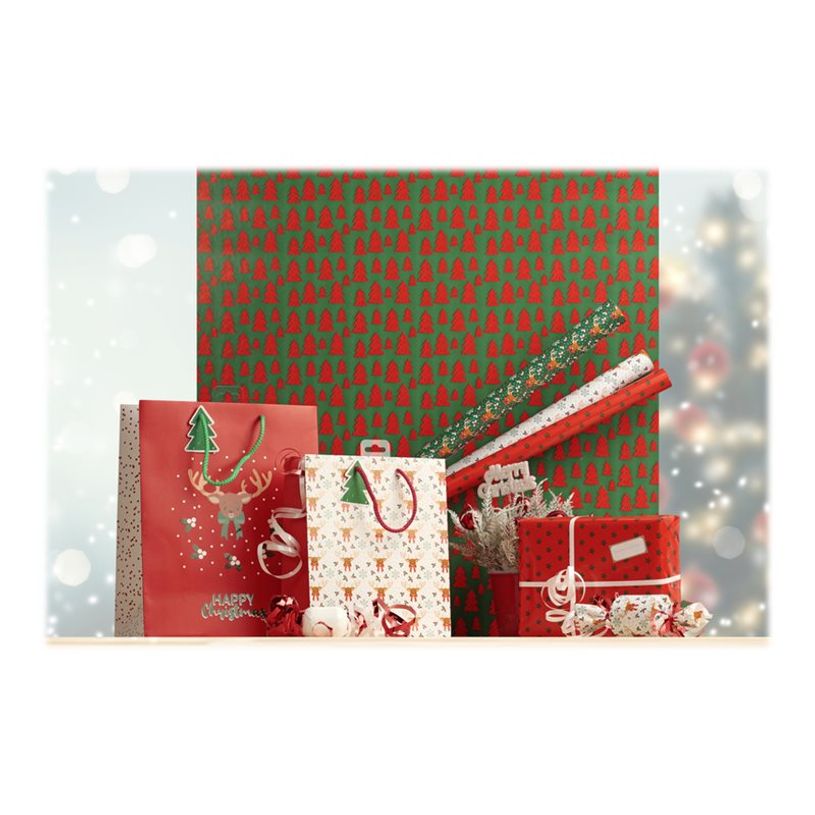 3329682020609-Clairefontaine Excellia Christmas - Papier cadeau - 70 cm x 2 m - flocons - différents mo-P_405115513_6-5