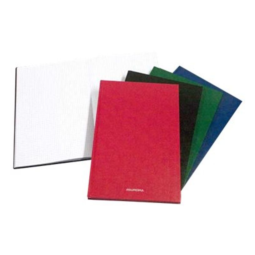 5411028040391-Aurora Bur-O-Class Thread Sewn - Cahier d'exercice - relié - A4 Plus (210 x 330 mm) - 192 pages - petits carreaux - -P_405115532_2-0