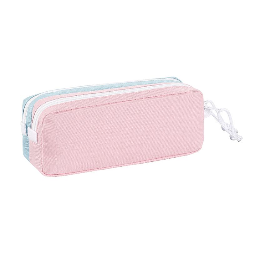 3135258873483-Trousse rectangulaire Teknik Pastel - 2 compartiments - 3 modèles disponibles - Viquel-P_405115597_5-4