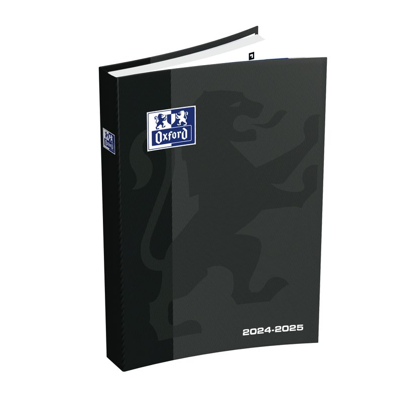 3147280092459-Agenda Oxford School - 1 jour par page - 12 x 18 cm - noir - Hamelin-P_405115667_1-0