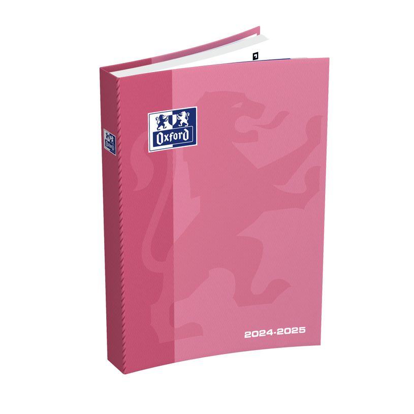 3147280092497-Agenda Oxford School - 1 jour par page - 12 x 18 cm - rose - Hamelin-P_405115668_1-0