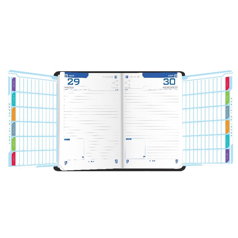 3147280094095-Agenda Oxford Touch - 1 jour par page - 12 x 18 cm - noir - Hamelin-P_405115678_4-3