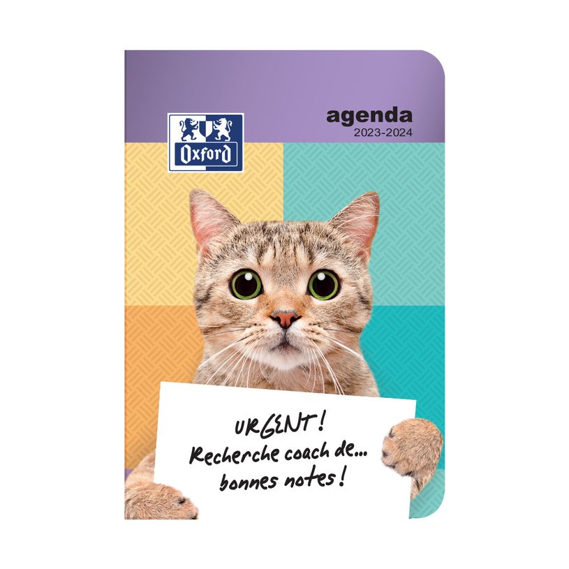 3147280133589-Agenda Funny Pets - 1 jour par page - 12 x 18 cm - chat urgent - Hamelin-P_405115681_1-0