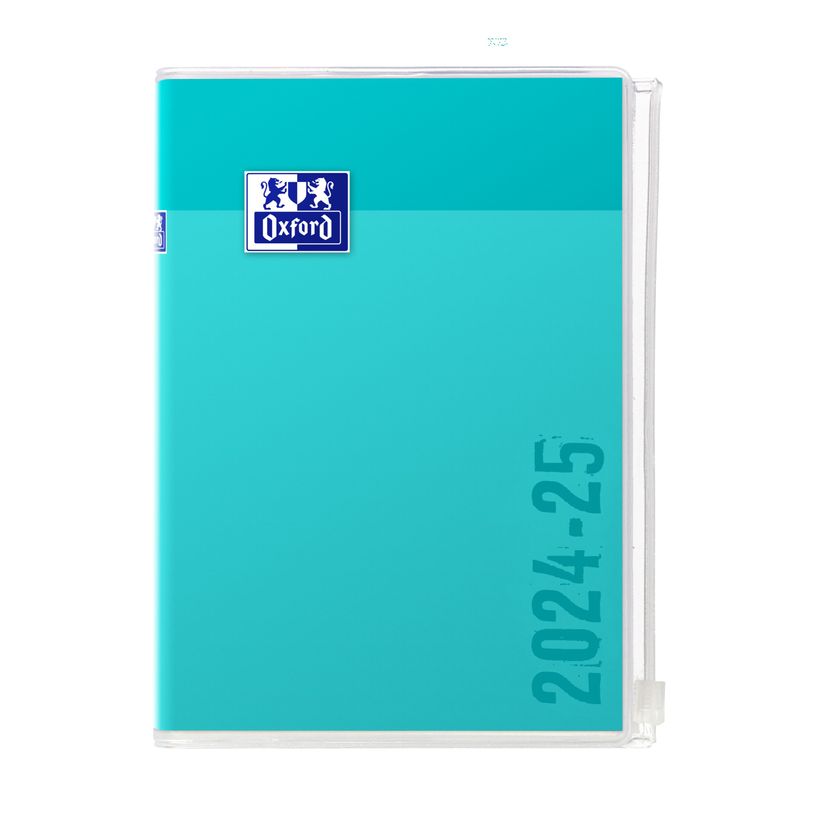 3147280095290-Agenda personnalisable Oxford Creation Zip - 1 jour par page - 12 x 18 cm - fond turquoise-P_405115698_1-0