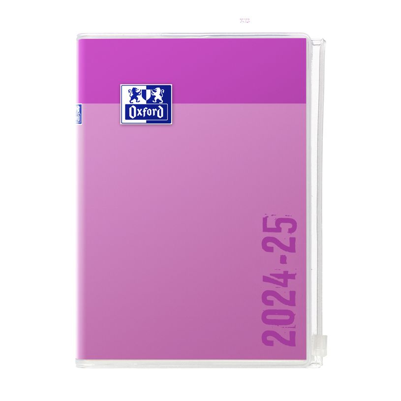 3147280095337-Agenda personnalisable Oxford Creation Zip - 1 jour par page - 12 x 18 cm - fond violet - -P_405115699_1-0