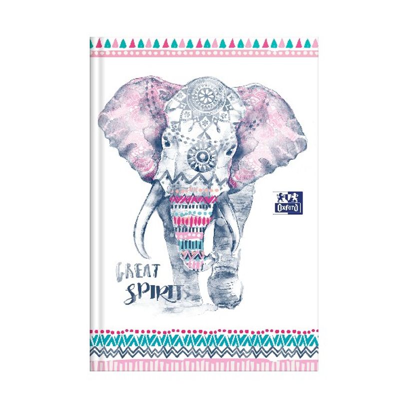 3147280133466-Agenda Oxford Boho Chic - 1 jour par page - 12 x 18 cm - éléphant - Hamelin-P_405115727_1-0