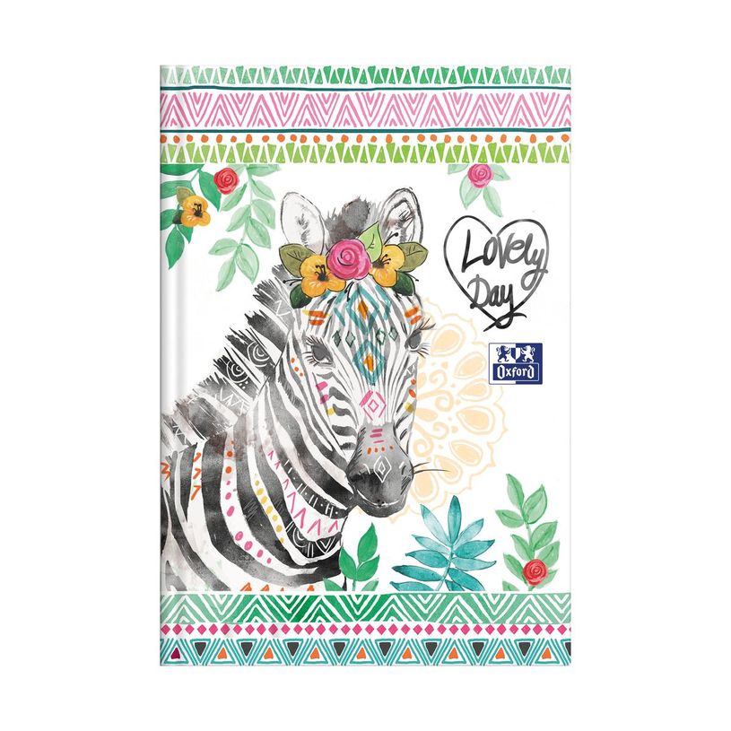 3147280175244-Agenda Oxford Boho Chic - 1 jour par page - 12 x 18 cm - zèbre - Hamelin-P_405115728_1-0