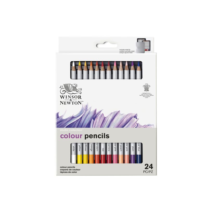 0404051157445-Winsor & Newton Studio Collection - pack de 24 crayons de couleur - coloris assortis-P_405115744_1-3