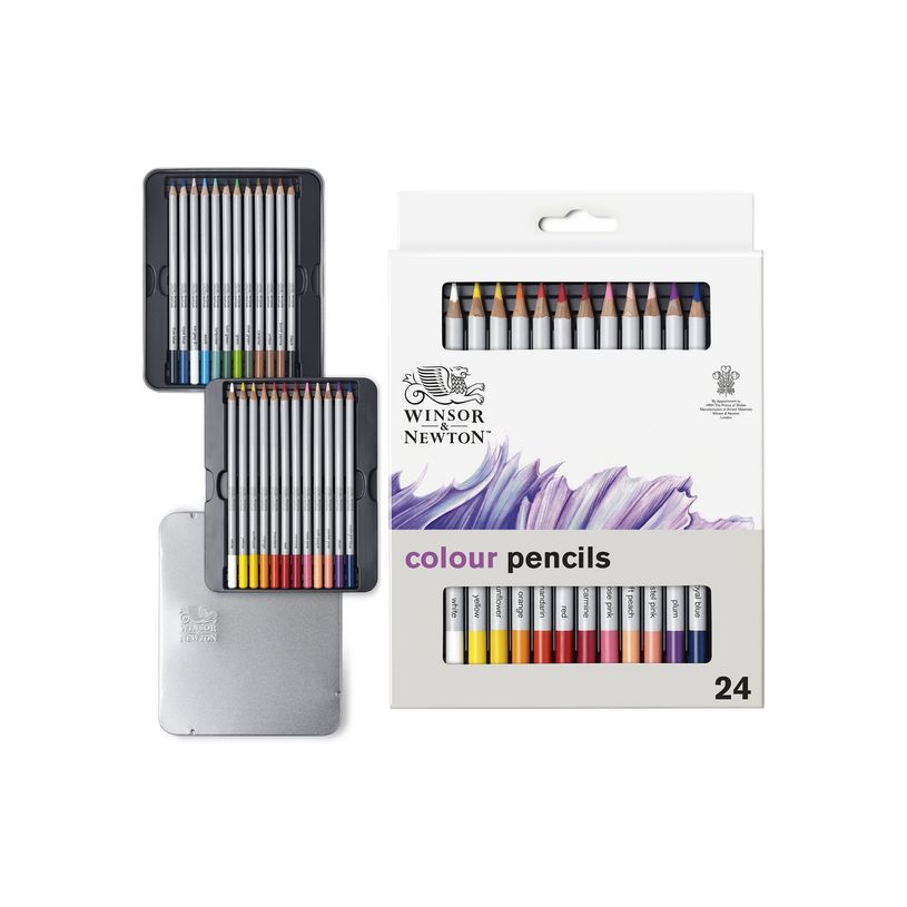 0404051157445-Winsor & Newton Studio Collection - pack de 24 crayons de couleur - coloris assortis-P_405115744_4-2