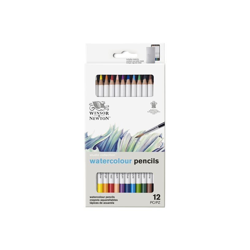 0404051157452-Winsor & Newton Studio Collection - pack de 12 crayons de couleur aquarellables - coloris -P_405115745_2-2