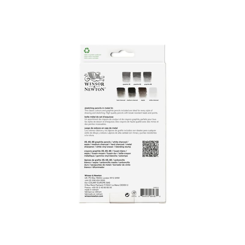 0884955064870-Winsor & Newton Studio Collection - pack de 10 crayons, crayons de couleurs + blender set-P_405115763_2-3