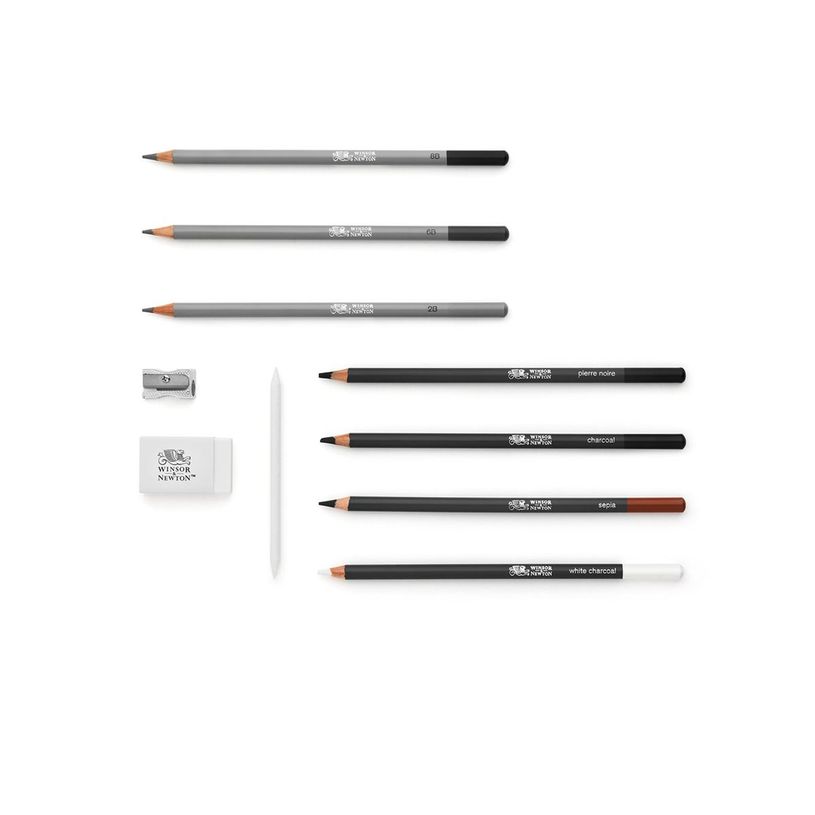 0884955064870-Winsor & Newton Studio Collection - pack de 10 crayons, crayons de couleurs + blender set-P_405115763_7-1