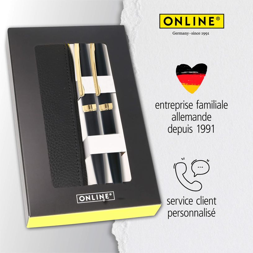 4014421345981-Parure plume/bille Eleganza Classic avec étui cuir--5