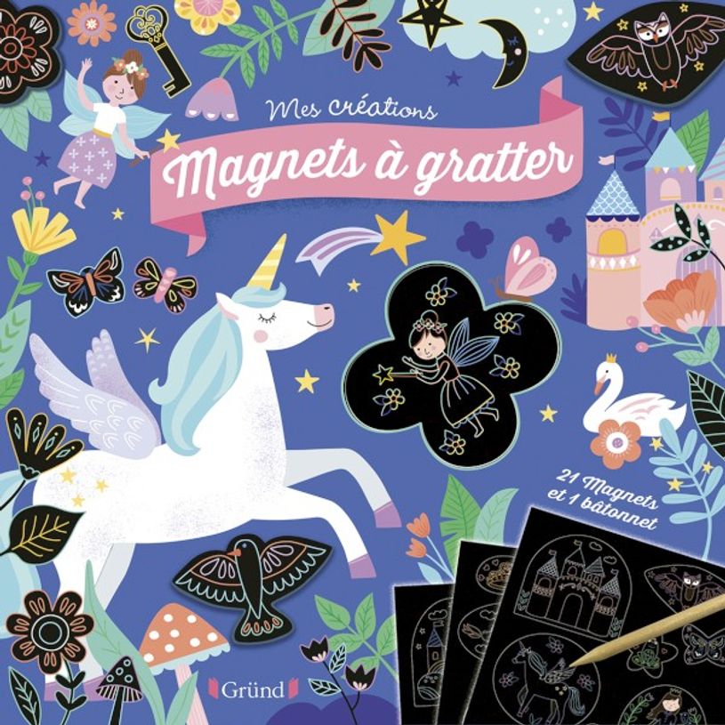 9782324026973-Magnets à gratter - Licornes et féérie-P_405116227_1-0