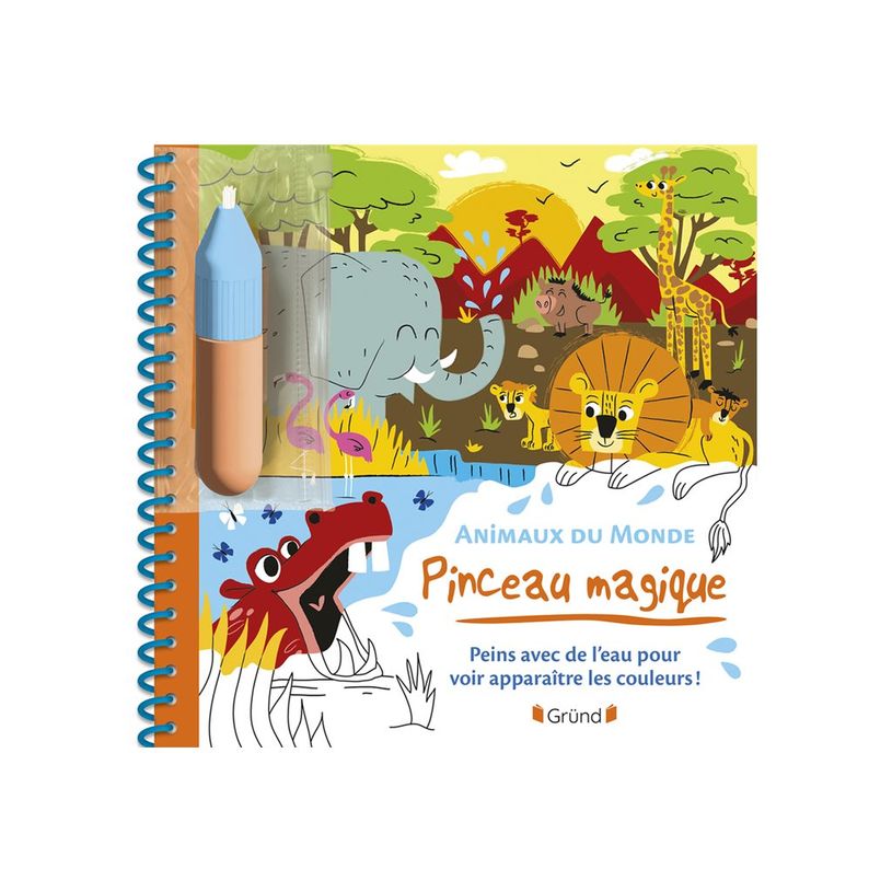 9782324021404-Pinceau magique - Animaux du Monde - Peins avec de l'eau pour voir apparaître les couleur-P_405116233_2-1