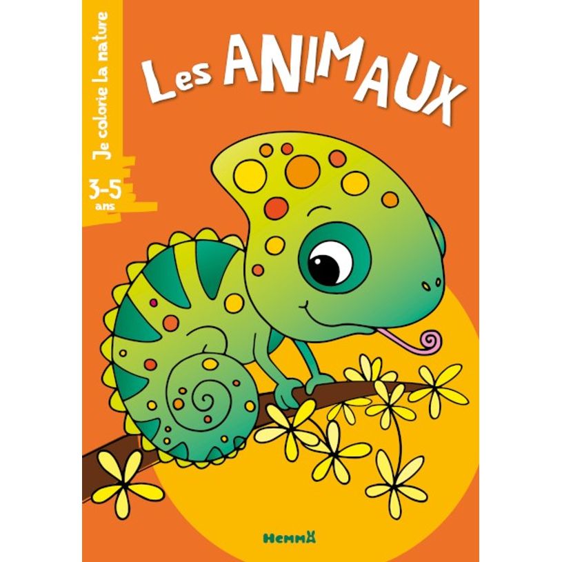 9782508049385-Je colorie la nature (3-5 ans) - Les animaux (Caméléon)-P_405116257_1-0