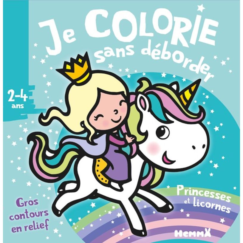 9782508044915-Je colorie sans déborder (2-4 ans) - Princesses et Licornes-P_405116259_1-0