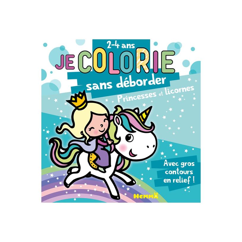 9782508044915-Je colorie sans déborder (2-4 ans) - Princesses et Licornes-P_405116259_2-1