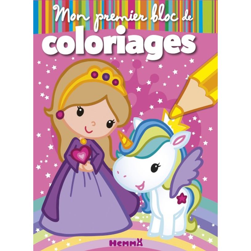 9782508045950-Mon premier bloc de coloriages - Princesse et Licorne-P_405116272_1-0
