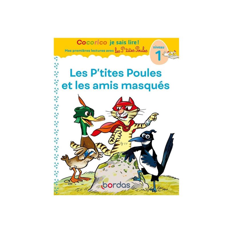 9782047359549-Cocorico Je sais lire ! 1ères lectures : les P'tites Poules & les amis masqués-P_405116292_2-1