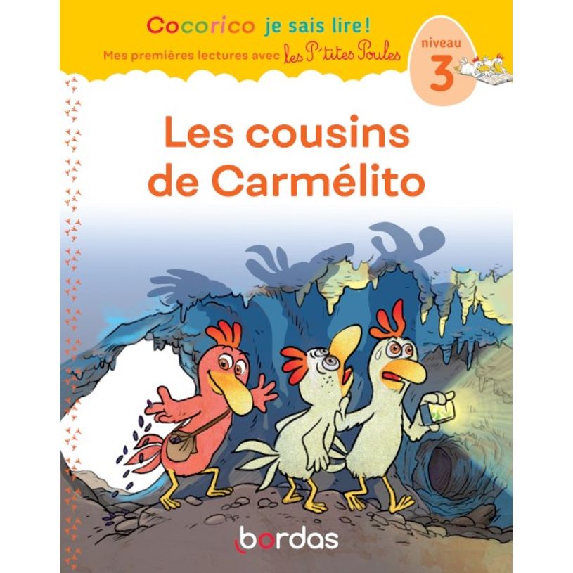 9782047359662-Cocorico Je sais lire ! 1ères lectures : les P'tites Poules - Les Cousins de Carmélito-P_405116295_1-0