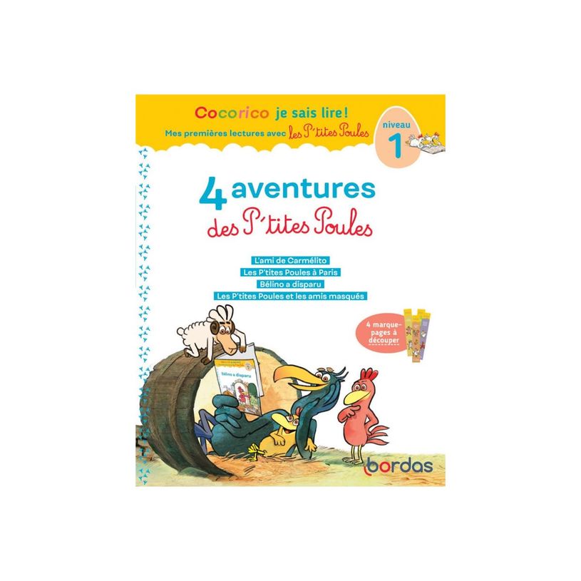 9782047359747-Cocorico Je sais lire! 1ères lectures : les P'tites Poules - 4 aventures Niveau 1-P_405116297_2-1